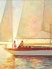 Brent Lynch Sunset Sail painting